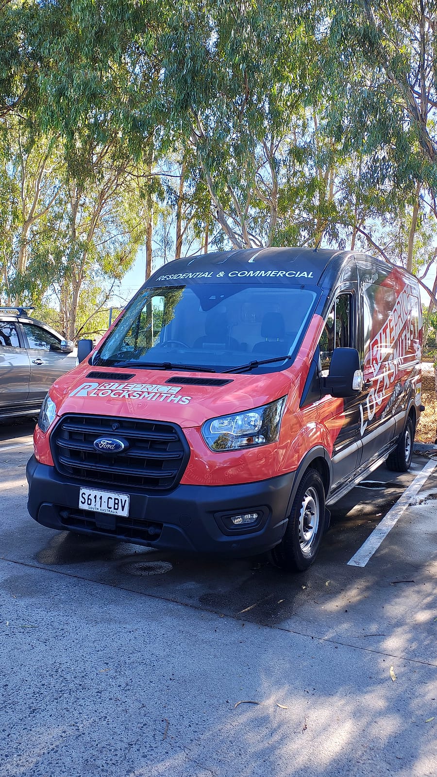 Ford Transit work van after detail